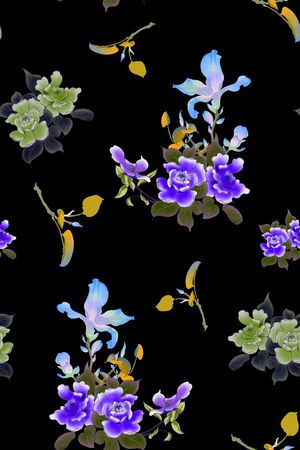 中国风印花华亿平台图片