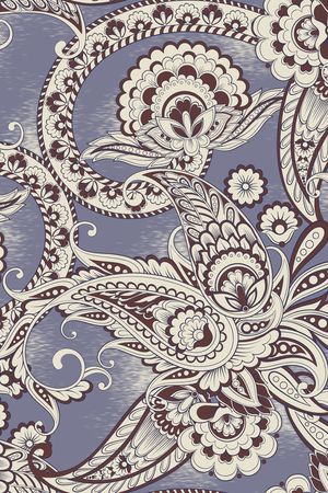 佩斯利印花华亿平台图片