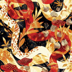 蘑菇印花华亿平台图片