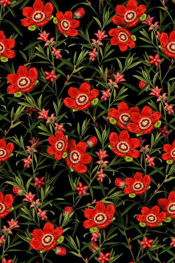 植物印花华亿平台图片