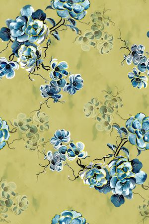 中国风印花华亿平台图片