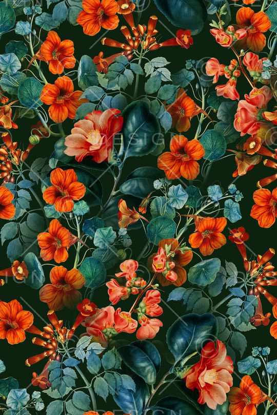 植物印花华亿平台图片