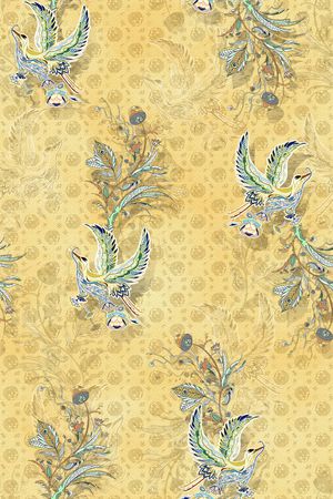 中国风印花华亿平台图片