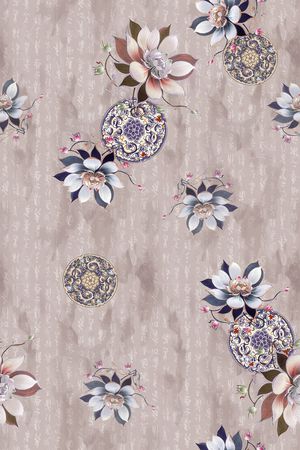 中国风印花华亿平台图片