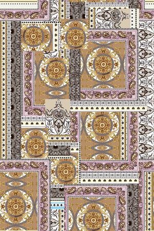 民族风印花华亿平台图片