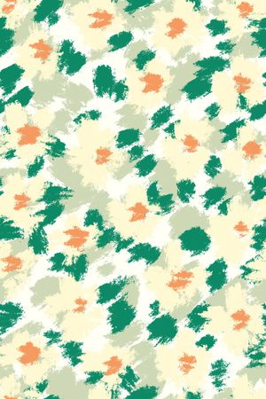 清爽底花卉印花华亿平台图片