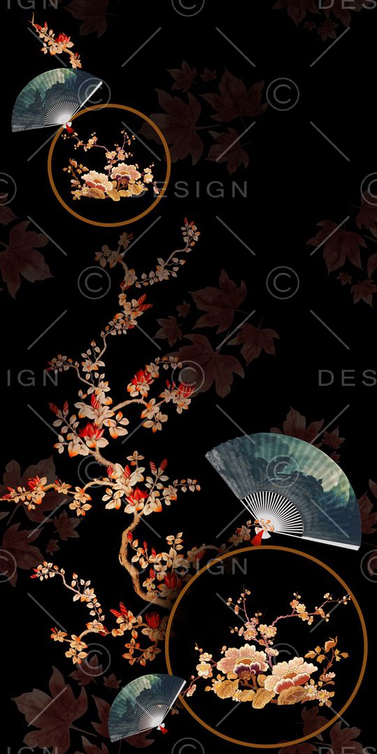 梅花印花华亿平台图片