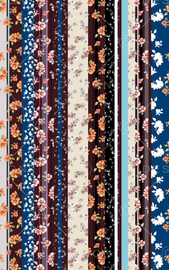 满版散花印花华亿平台图片