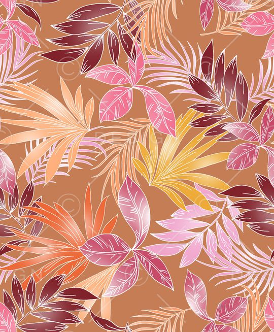 热带华亿平台印花华亿平台图片