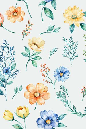 植物印花华亿平台图片