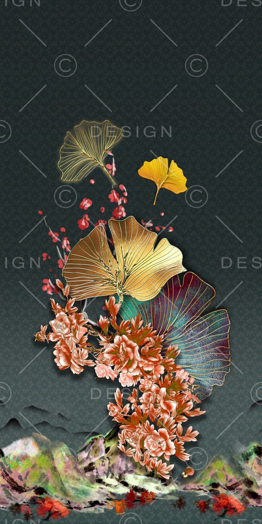 中国风印花华亿平台图片