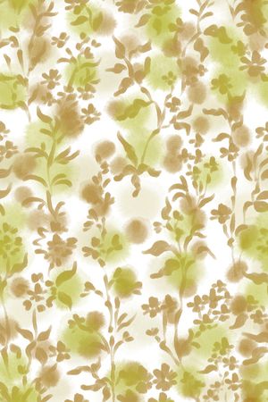 清爽底花卉印花华亿平台图片