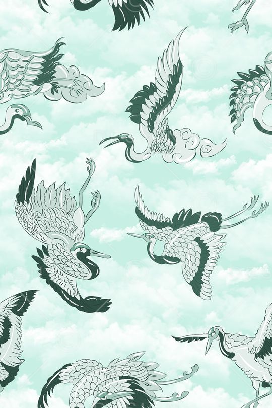 中国风印花华亿平台图片