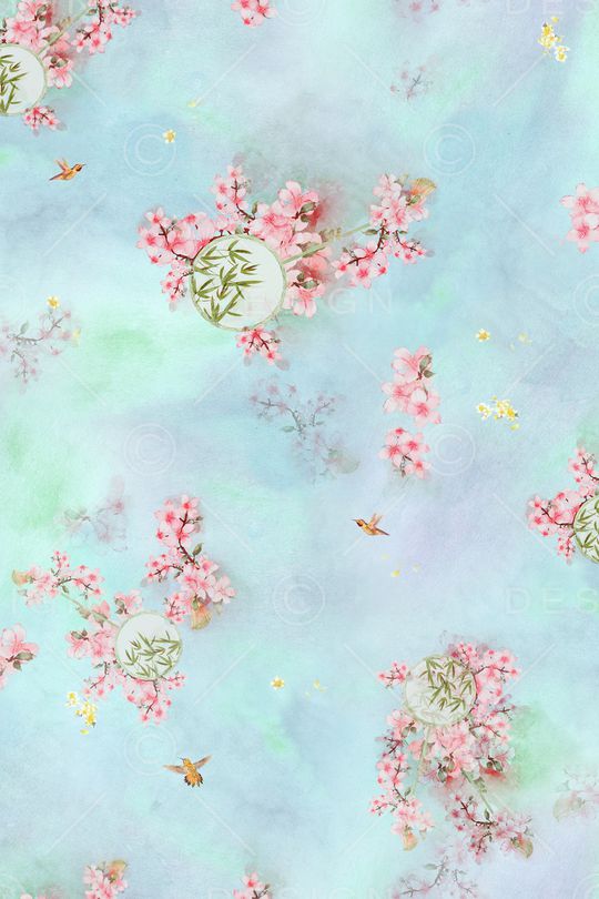 水彩印花华亿平台图片