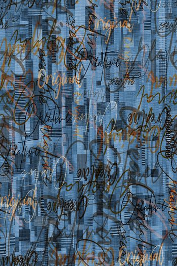 抽象印花华亿平台图片