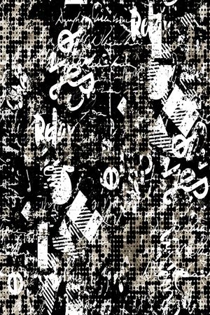 黑白印花华亿平台图片