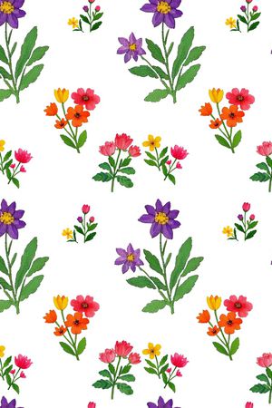 白底花印花华亿平台图片