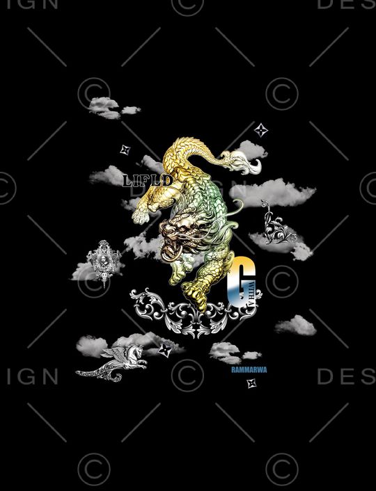 麒麟印花华亿平台图片