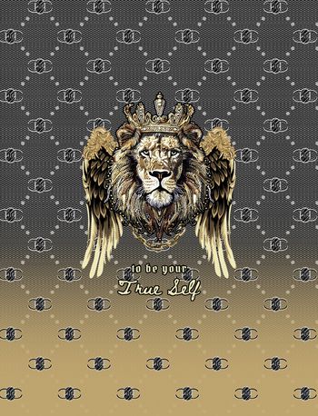 狮子印花华亿平台图片