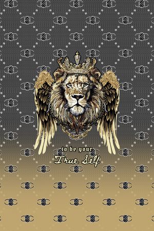 狮子印花华亿平台图片