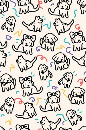 卡通动物印花华亿平台图片