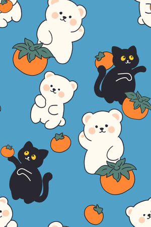 卡通动物印花华亿平台图片