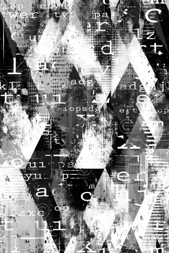 黑白印花华亿平台图片