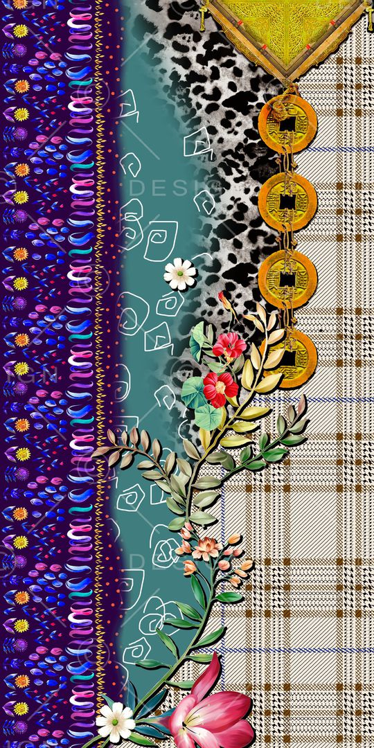 中国风印花华亿平台图片