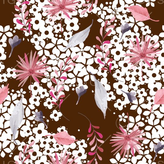 小碎花印花华亿平台图片