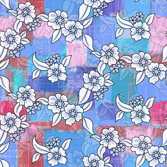 晕染肌理印花华亿平台图片