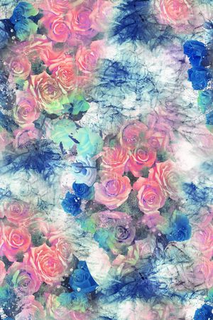 爆款散花印花华亿平台图片