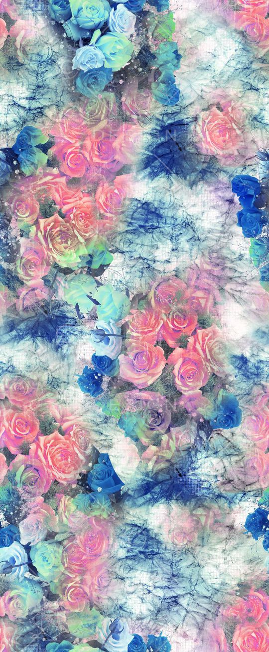 爆款散花印花华亿平台图片