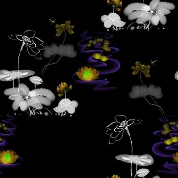 1610045-2025-3-22（水墨荷花蜻蜓