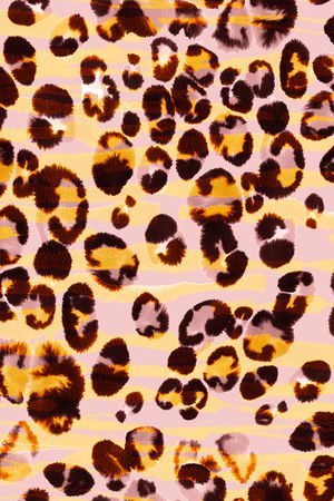 豹纹印花华亿平台图片