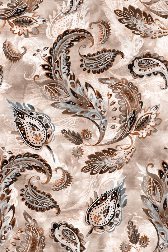 真丝印花华亿平台图片