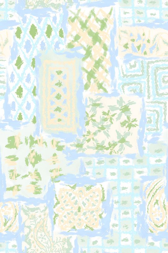 小清新印花华亿平台图片