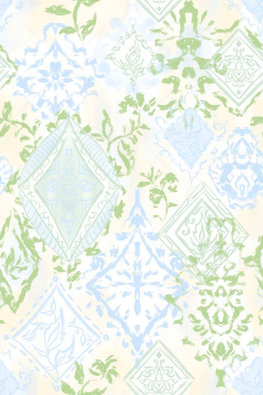 小清新印花华亿平台图片