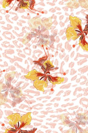 豹纹印花华亿平台图片