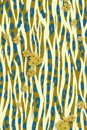 豹纹印花华亿平台图片