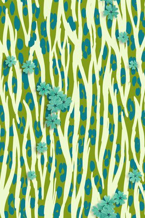 豹纹印花华亿平台图片