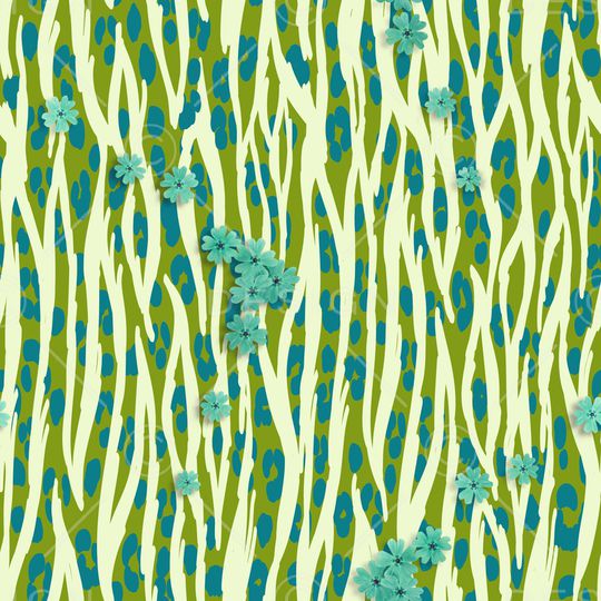 豹纹印花华亿平台图片