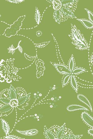 民族花卉印花华亿平台图片