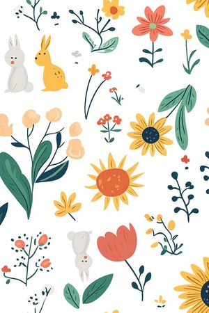 卡通动物印花华亿平台图片