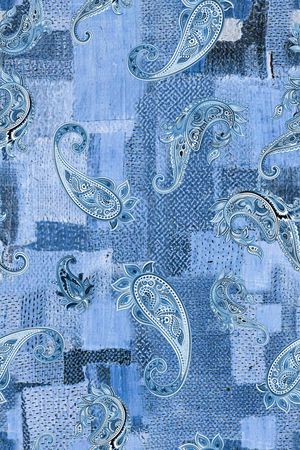 混合拼接印花华亿平台图片