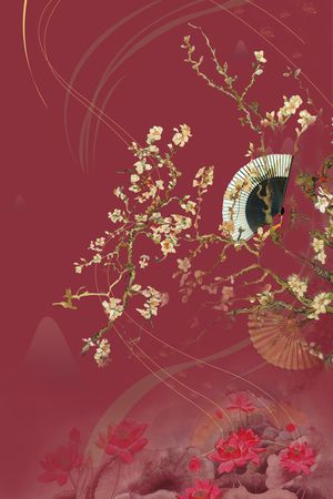 中国风印花华亿平台图片