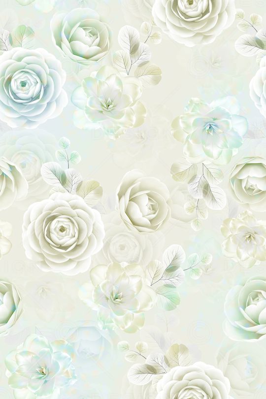 立体花卉印花华亿平台图片