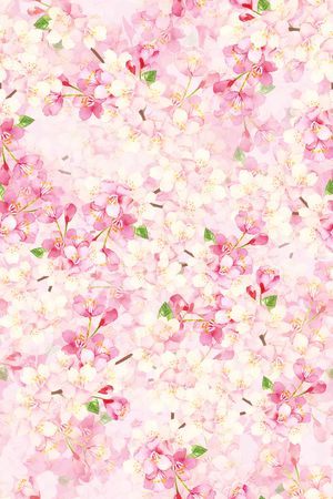 水彩花卉印花华亿平台图片