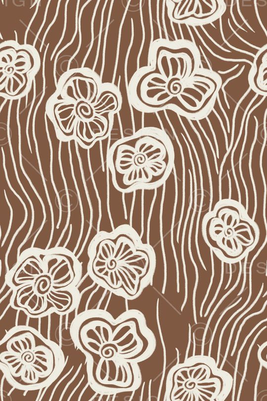 风格化花卉印花华亿平台图片