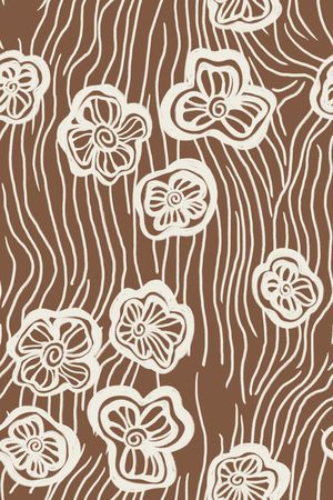 风格化花卉印花华亿平台图片