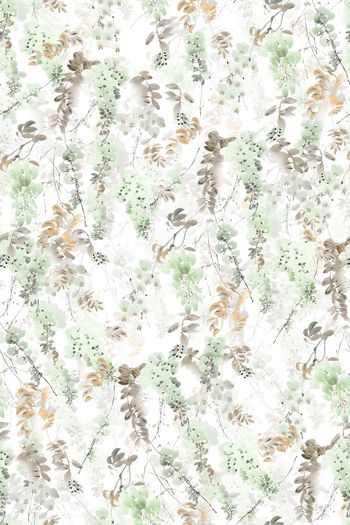 水彩花卉印花华亿平台图片